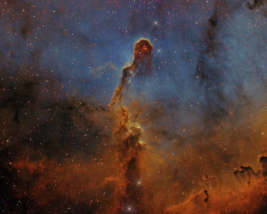 Interstellar Photograph - Detailed View Of Ic 1396, The Elephant by Roberto Colombari