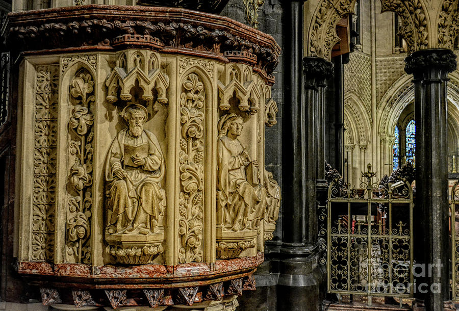 Detailed View of Pulpit, Chist Church Cathedral, Dublin by Rebecca Carr Detailed View of Pulpit, Chist Church Cathedral, Dublin by Rebecca Carr