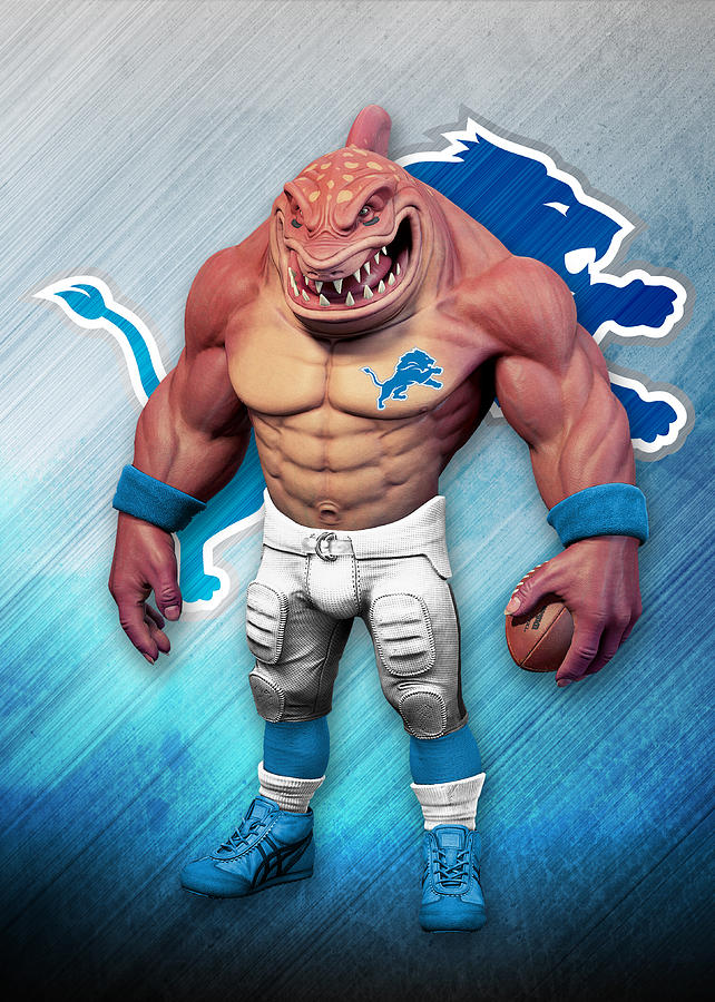 Detroit Lions Artwork by William Ng