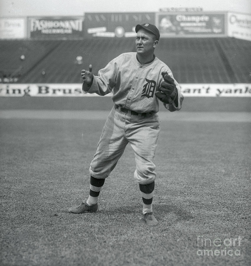 Baseball Player Ty Cobb by Bettmann