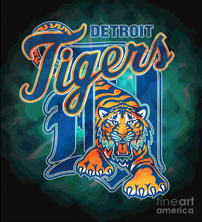 Detroit Tigers Punisher Poster, Detroit Tigers Punisher Logo