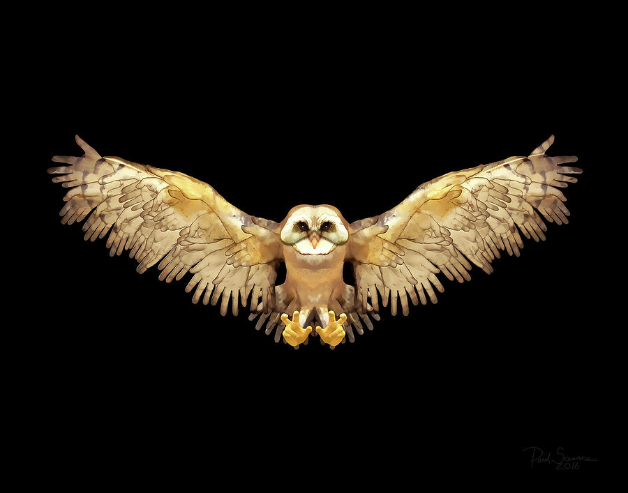 DeVIA Owl Digital Art by Paul Scearce