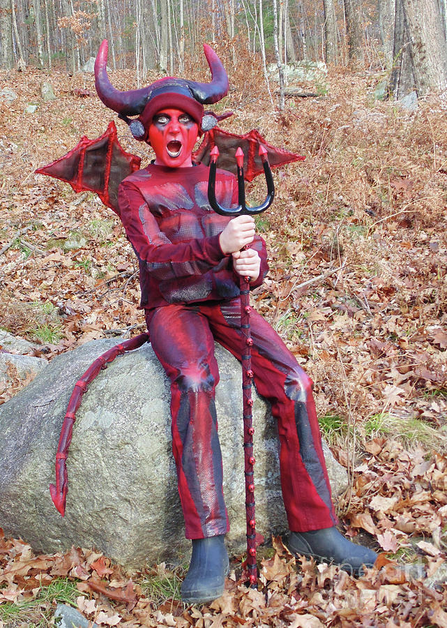 Devil Costume 3 Photograph by Amy E Fraser
