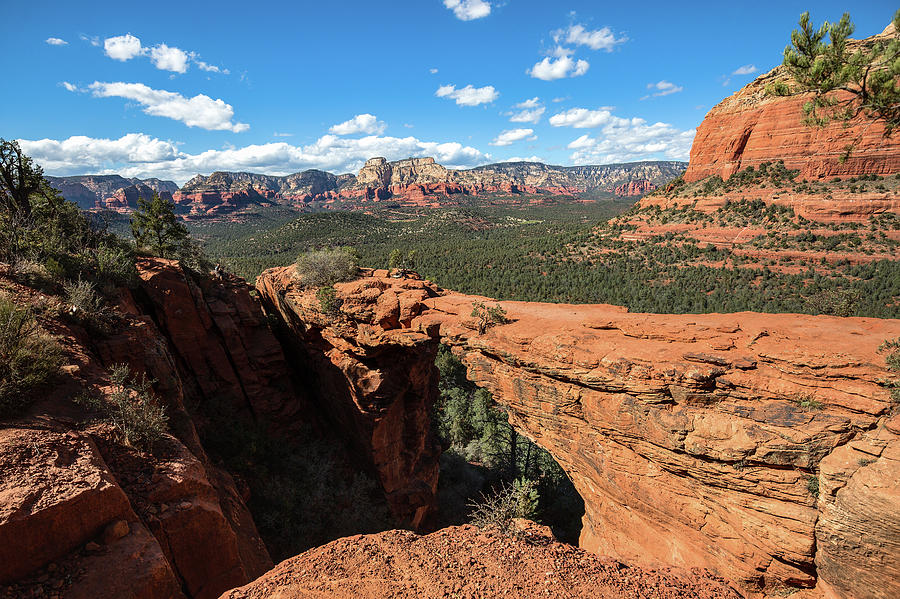 Devils Bridge - Natural Sandstone Bridge Near Sedona Arizona Photograph ...