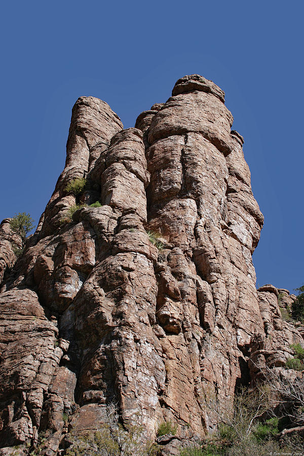 Devils Canyon Rocks On The Edge  Digital Art by Tom Janca