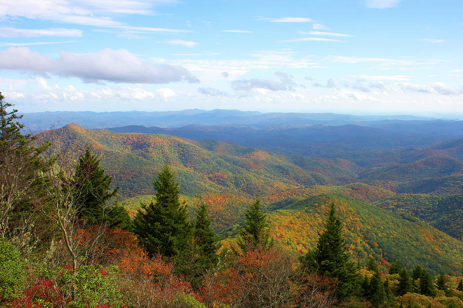 Devil's Courthouse View Photograph by Orange Cat Art - Fine Art America