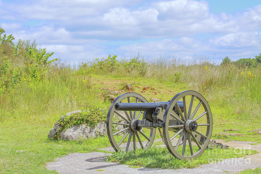 Devils Den Cannon Gettysburg Battlefield Digital Art