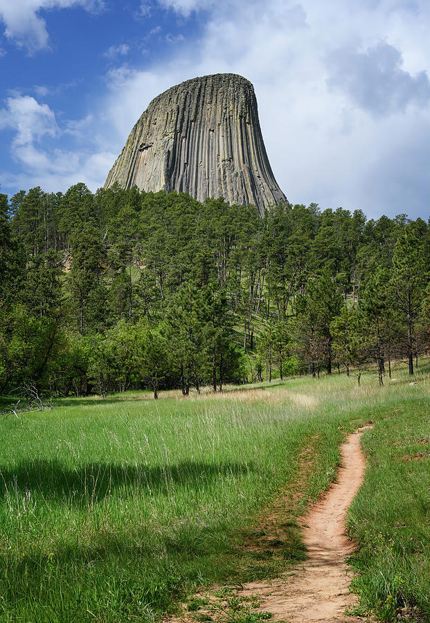 Devils Tower National Monument Hiking Photograph by Joan Carroll