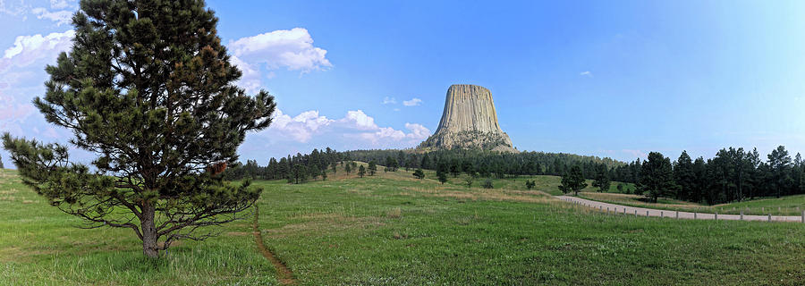 Devils Tower Panorama Photograph by Doolittle Photography and Art