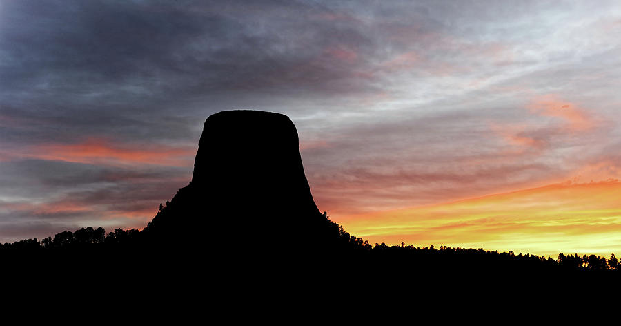 Devils Tower Sunset Photograph by Doolittle Photography and Art