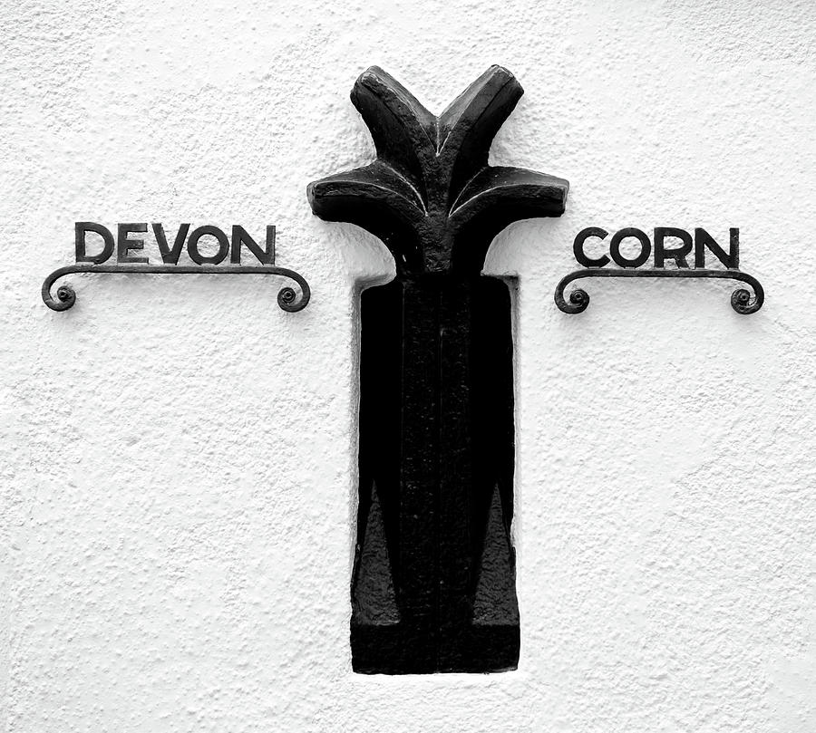 Devon Cornwall Boundary Marker ii Photograph by Helen Jackson