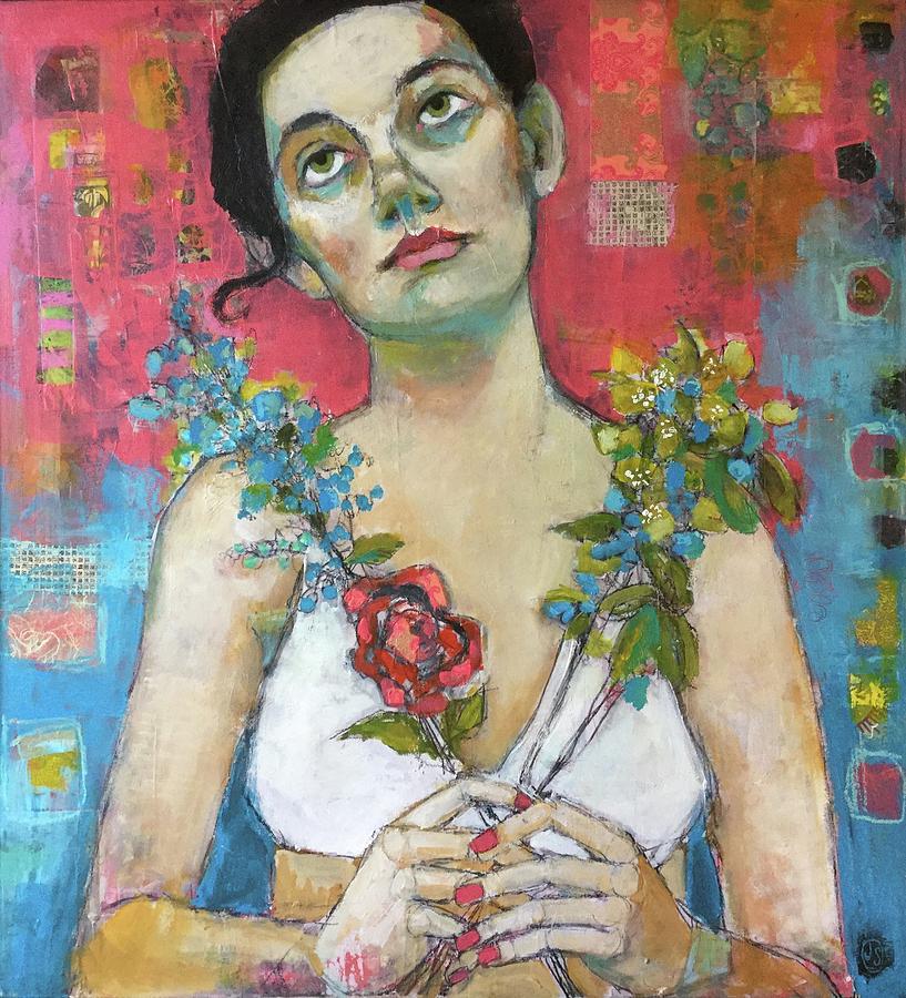Flower Painting - Devotion by Jane Spakowsky