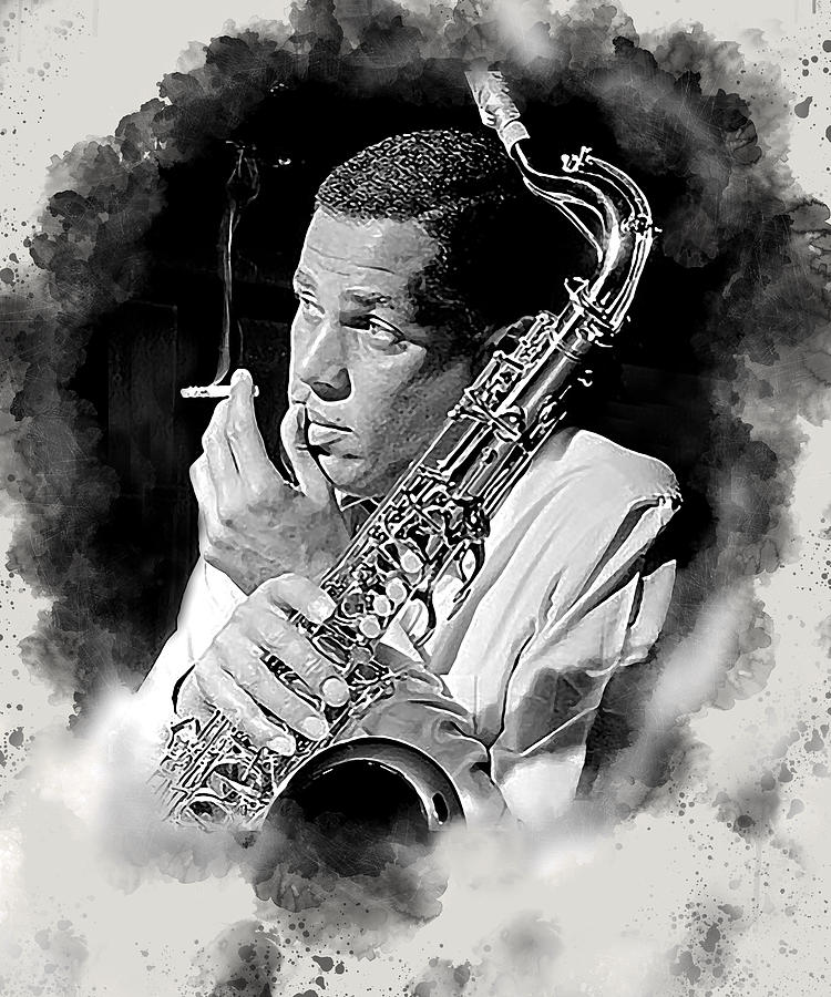 Dexter Gordon Digital Art By Karl Knox