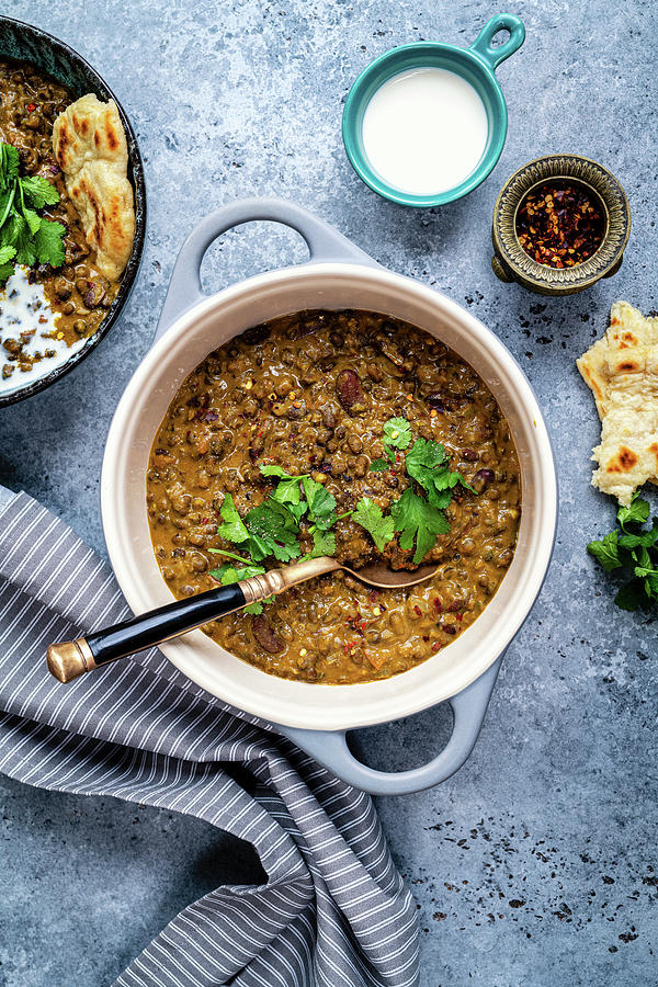 Dhal Makhani With Lentils And Beans india Photograph by Lucy Parissi