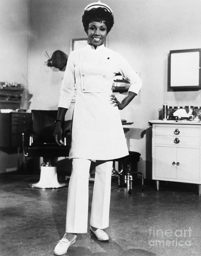 Diahann Carroll In Nurse Uniform Photograph by Bettmann