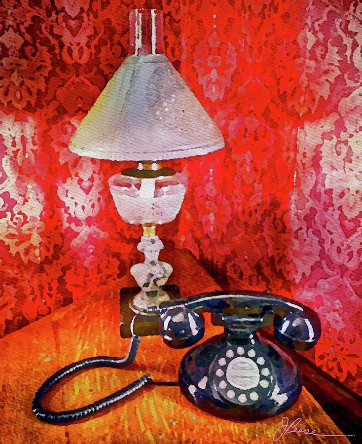 Dial Up Telephone Painting