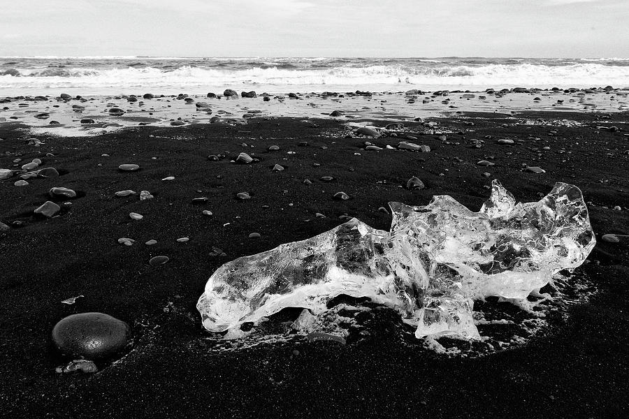 Diamond Beach Ice Black and White 6301907 by Rick Veldman Diamond Beach Ice Black and White 6301907 by Rick Veldman