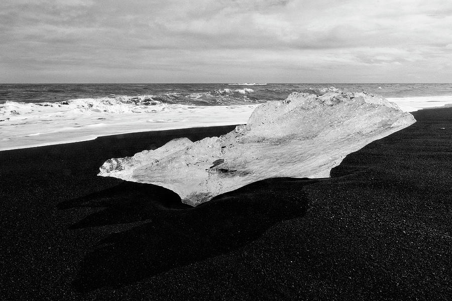Diamond Beach Iceland Black and White 6301901 by Rick Veldman Diamond Beach Iceland Black and White 6301901 by Rick Veldman