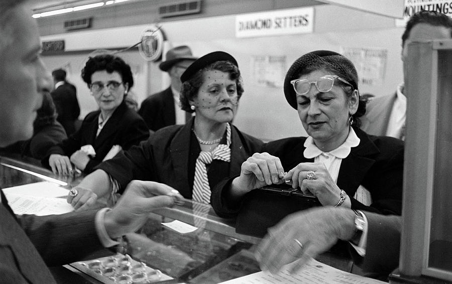 Diamond Sale Photograph by Peter Stackpole
