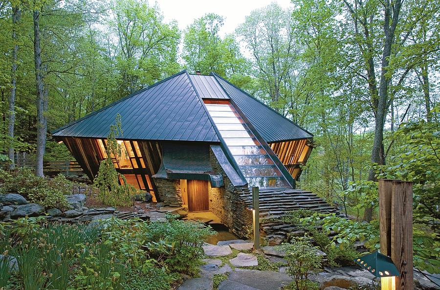 Diamond Shaped Residence In Upstate New York Photograph by Bruce Buck