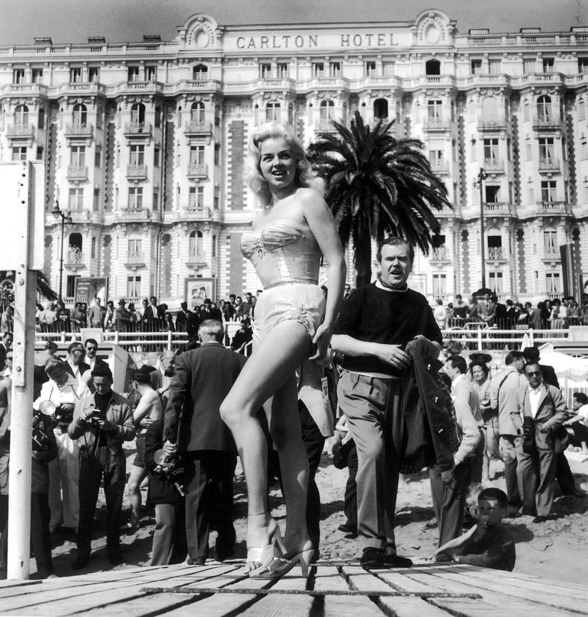 Diana Dors At Cannes Film Festival 1956 Photograph by Keystone-france
