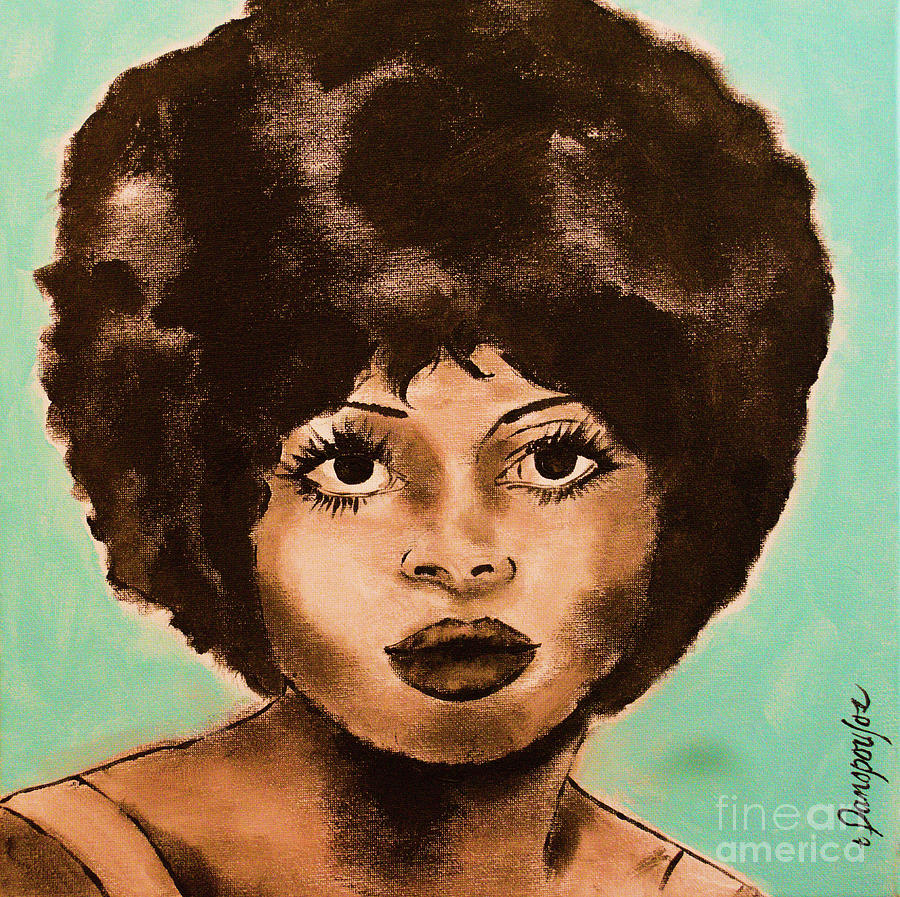 Diana Ross 2 Painting by Patricia Panopoulos - Fine Art America