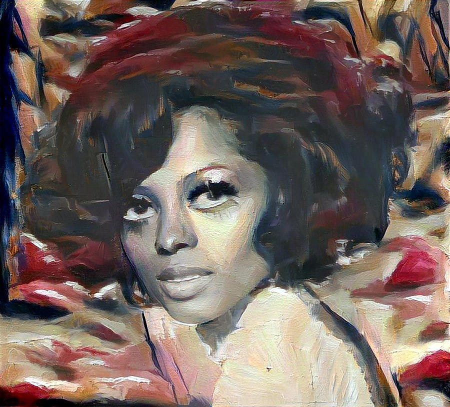 Diana Ross Digital Art by Richard Laeton