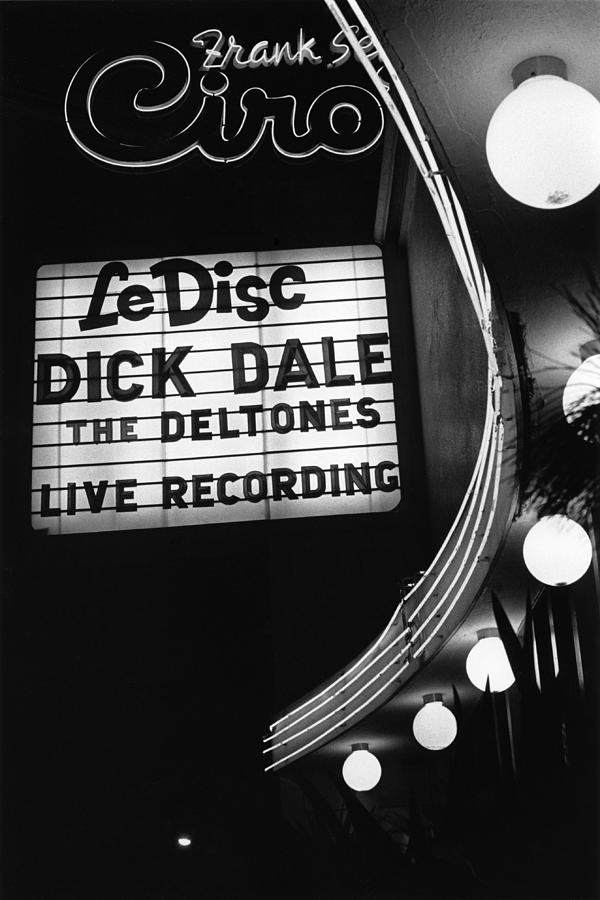 Dick Dale At Ciros Le Disc Photograph by Michael Ochs Archives