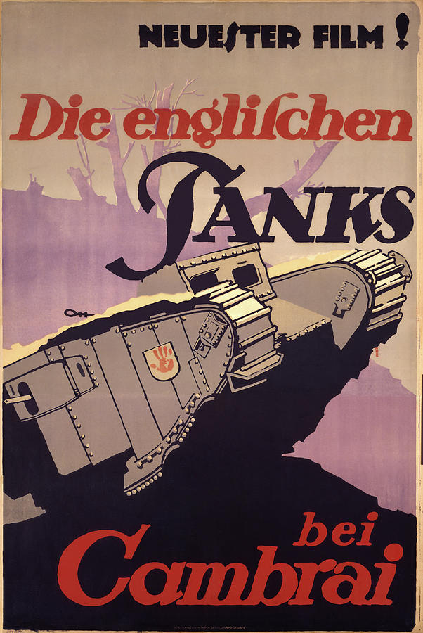 Die Englischen Tanks Painting by Hans Rudi Erdt