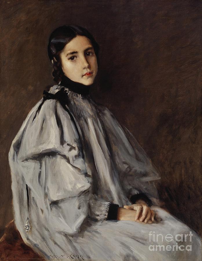 Dieudonnee, 1899 Painting by William Merritt Chase