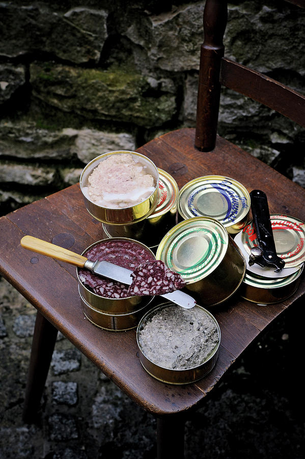 Different Types Of Canned Sausage Photograph by Torri Tre