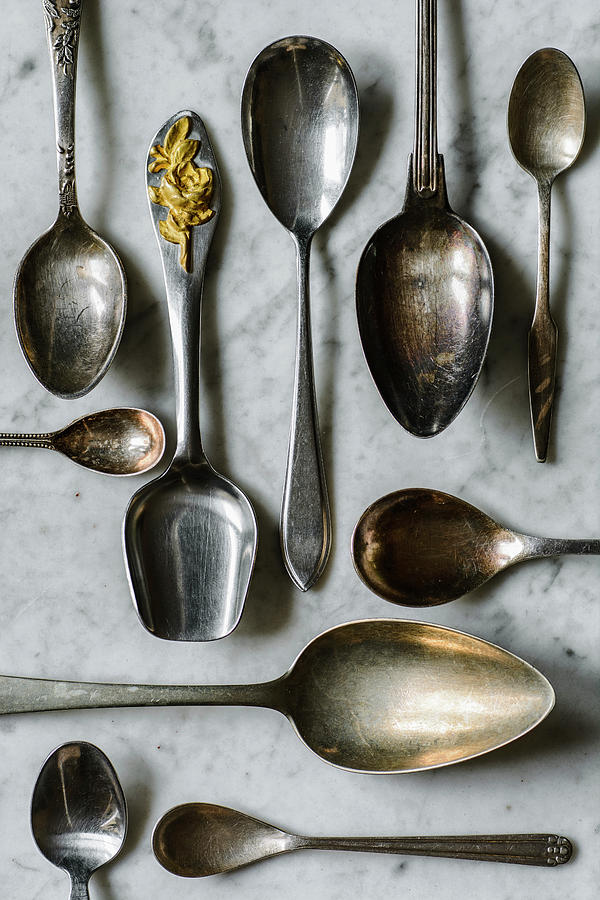 Different Types Of Spoons Photograph by Mateusz Siuta