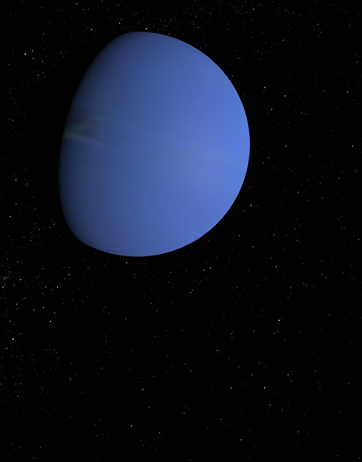 Space Digital Art - Digital Illustration Of Neptune by Jason Reed