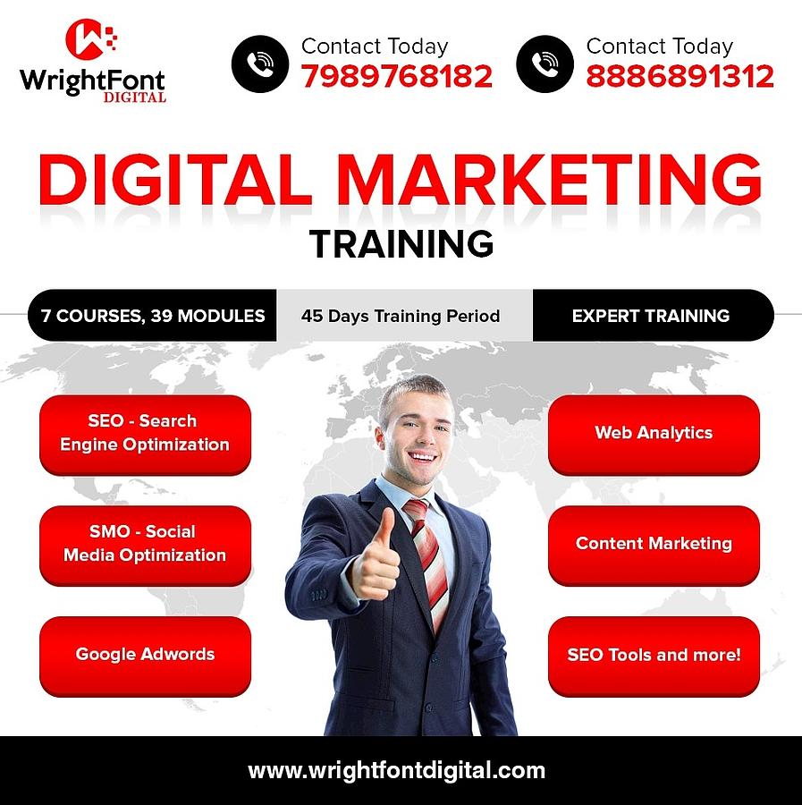 Digital Marketing Training by Wrightfont