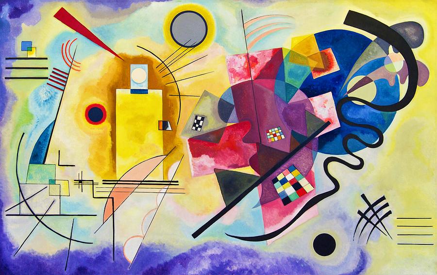Wassily Kandinsky Painting - Digital Remastered Edition - Yellow, Red, Blue by Wassily Kandinsky Wassily Kandinsky Painting - Digital Remastered Edition - Yellow, Red, Blue by Wassily Kandinsky