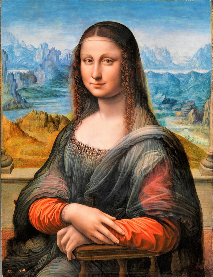 Digital Restored Edition - Mona Lisa Painting by Leonardo ...