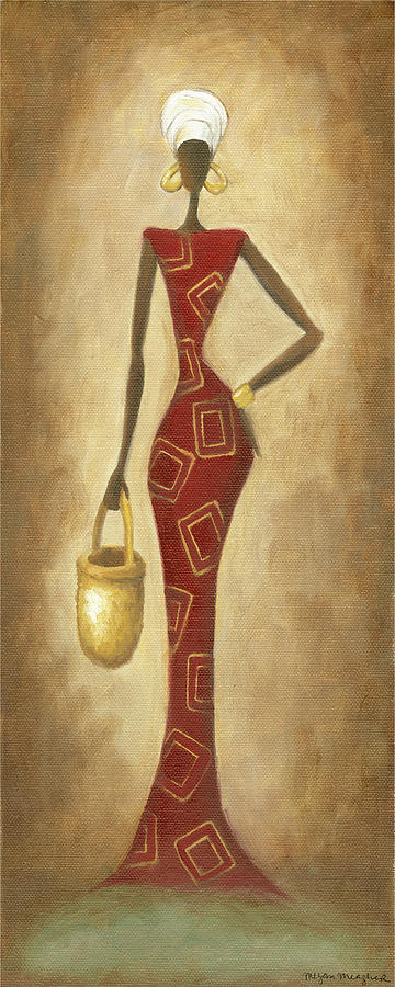 African Painting - Dignity by Megan Meagher