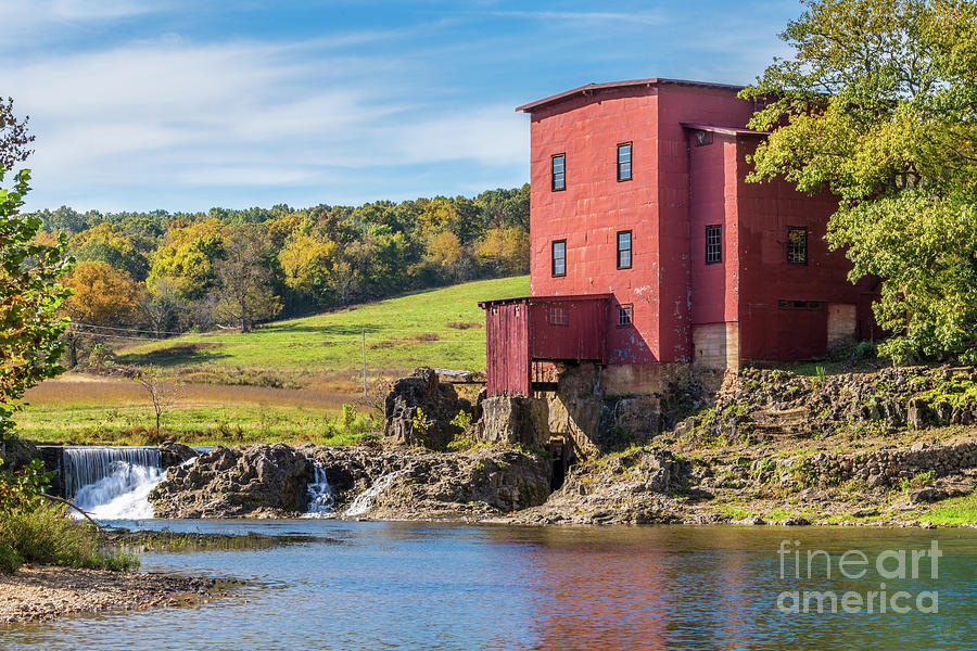 Dillard Mill Autumn Photograph by Jennifer White