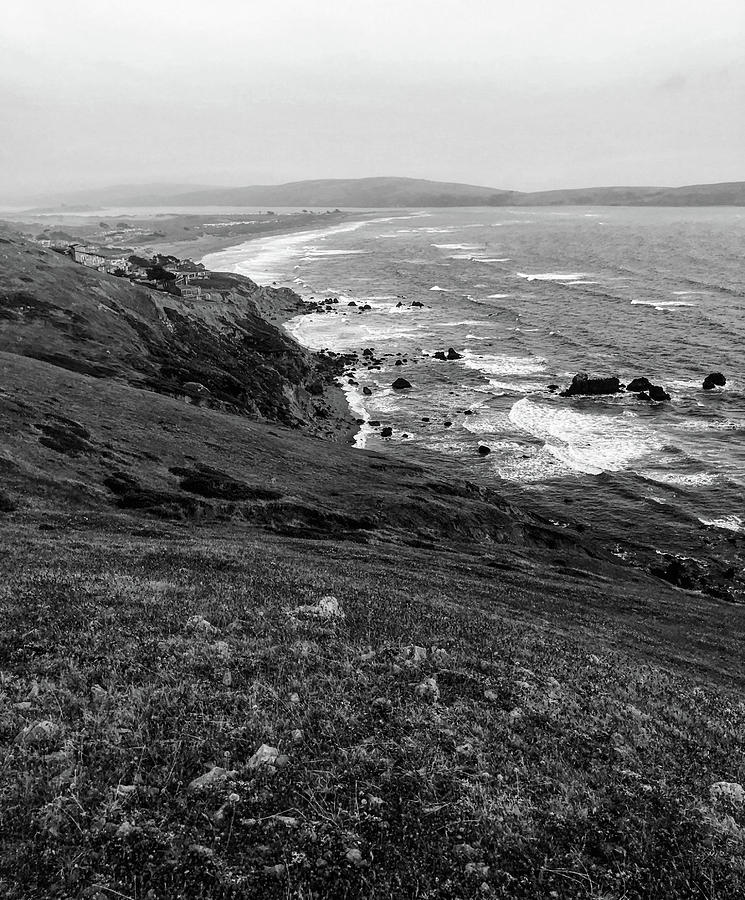 Dillon Beach View Black and White Photograph by Sierra Vance - Fine Art ...