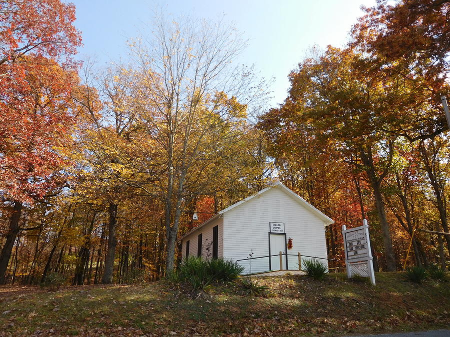 Dillon Chapel in Autumn Photograph by Diannah Lynch