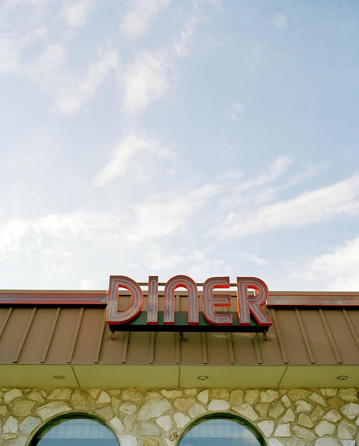 Diner Sign On Building Photograph by Tara Donne