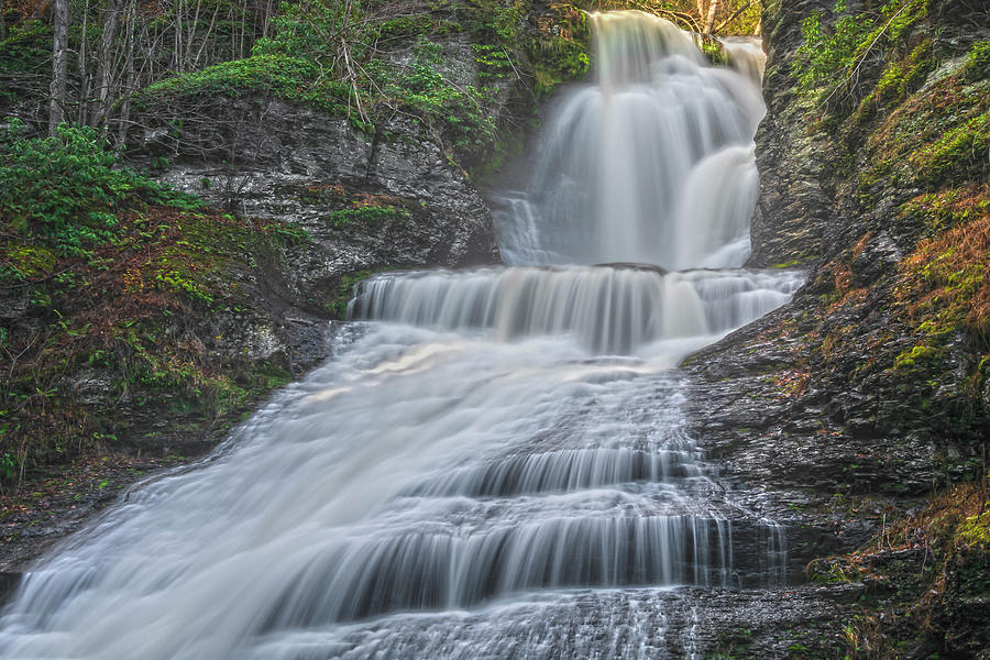 Waterfall Photograph - Dingmans Falls Perspective by Angelo Marcialis