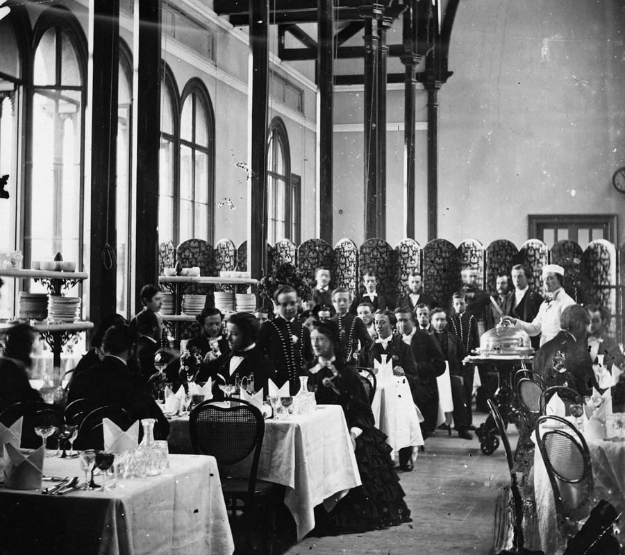 Dining Rooms Photograph by William England
