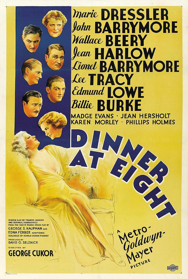 Dinner At Eight -1933-. Photograph by Album