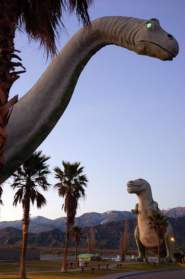 Dinosaurs at Dusk Photograph by James Kirkikis