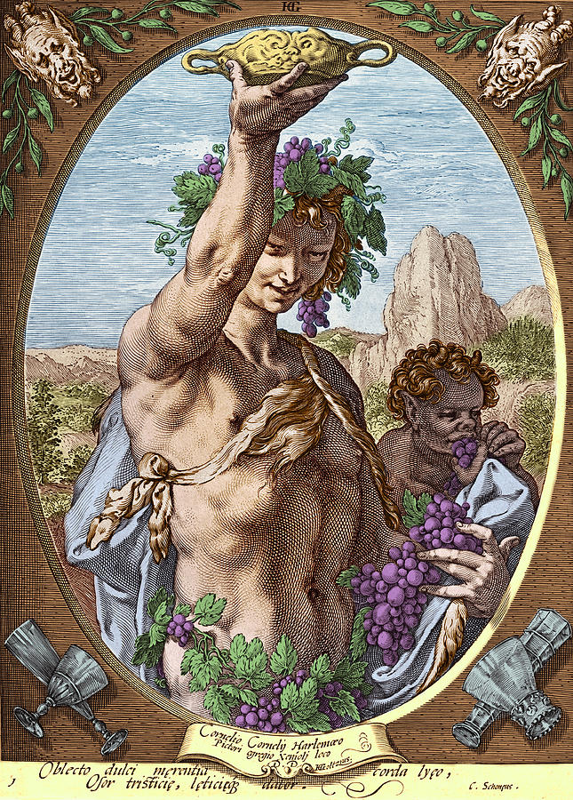 bacchus god of wine greek