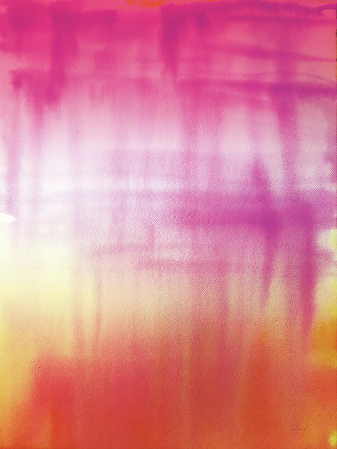Abstract Painting - Dip Dye II Bright by Sue Schlabach