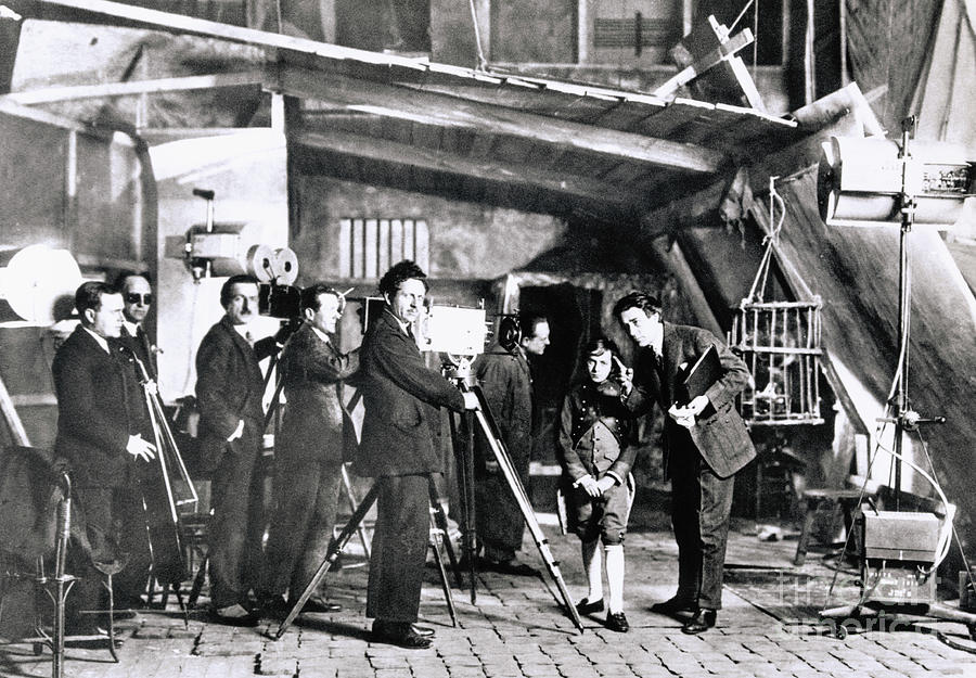 Director Abel Gance And Crew While Photograph by Bettmann - Fine Art ...