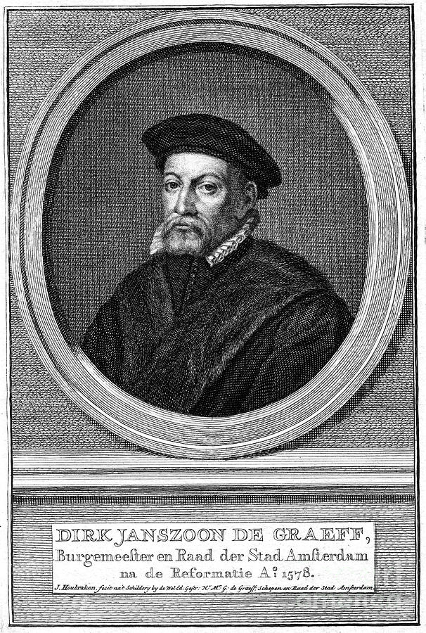 Dirk Janszoon De Graeff, 16th Century Drawing by Print Collector
