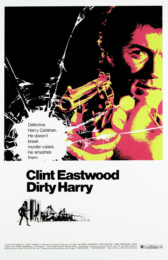 Clint Eastwood Photograph - Dirty Harry by Globe Photos